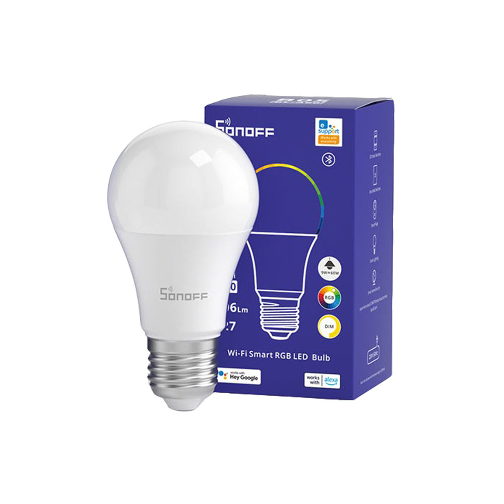 PACK DE 3 AMPOLLETAS WIFI LED RGB SONOFF - 3