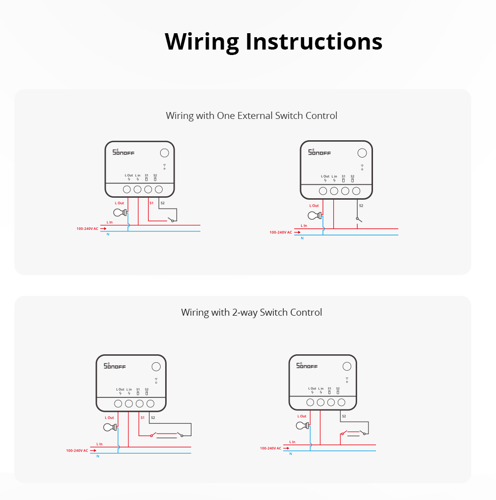 INTERRUPTOR SONOFF ZIGBEE SIN NEUTRO MINI EXTREME ZBMINIL2 - 6