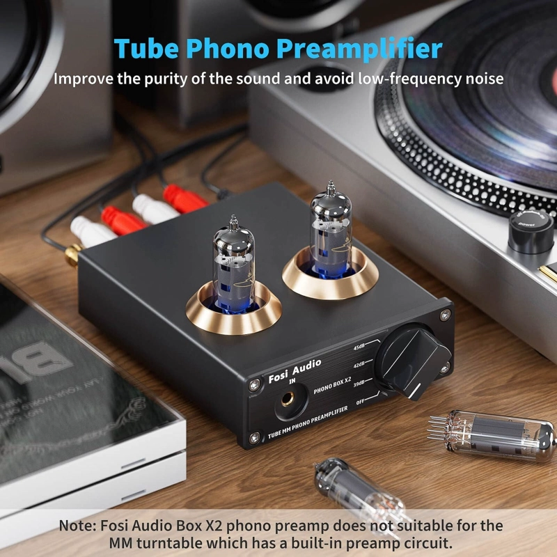 PREAMPLIFICADOR A TUBO HIFI TORNAMESAS - FOSI AUDIO BOX X2 - 4