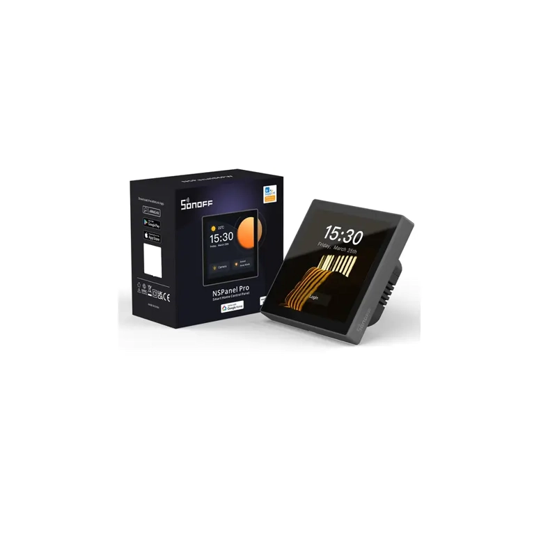 PANEL DE CONTROL SONOFF NEGRO WIFI PARA EL HOGAR NSPANEL PRO - 2