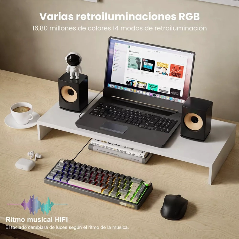 TECLADO MECÁNICO RK R65 ESPAÑOL - ROYAL KLUDGE - 2
