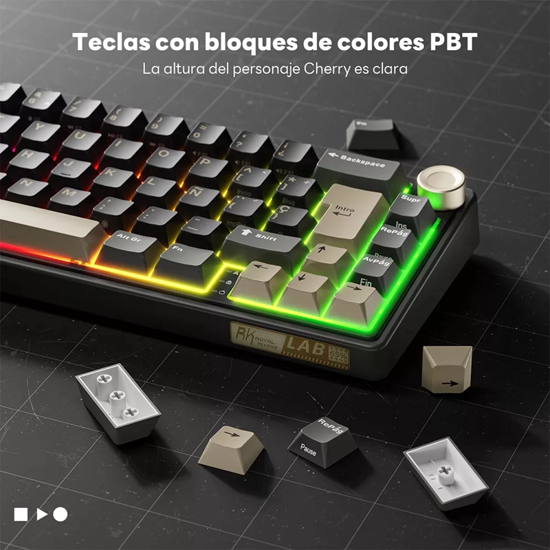 TECLADO MECÁNICO RK R65 ESPAÑOL - ROYAL KLUDGE - 4