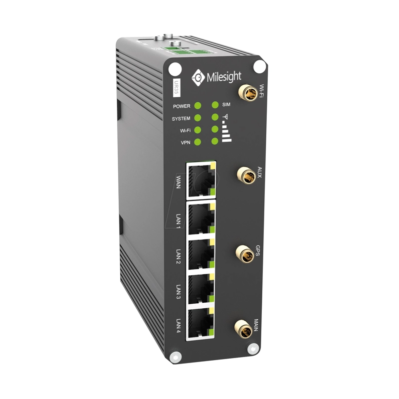 ROUTER CELULAR INDUSTRIAL 4G - MILESIGHT UR35 - 1
