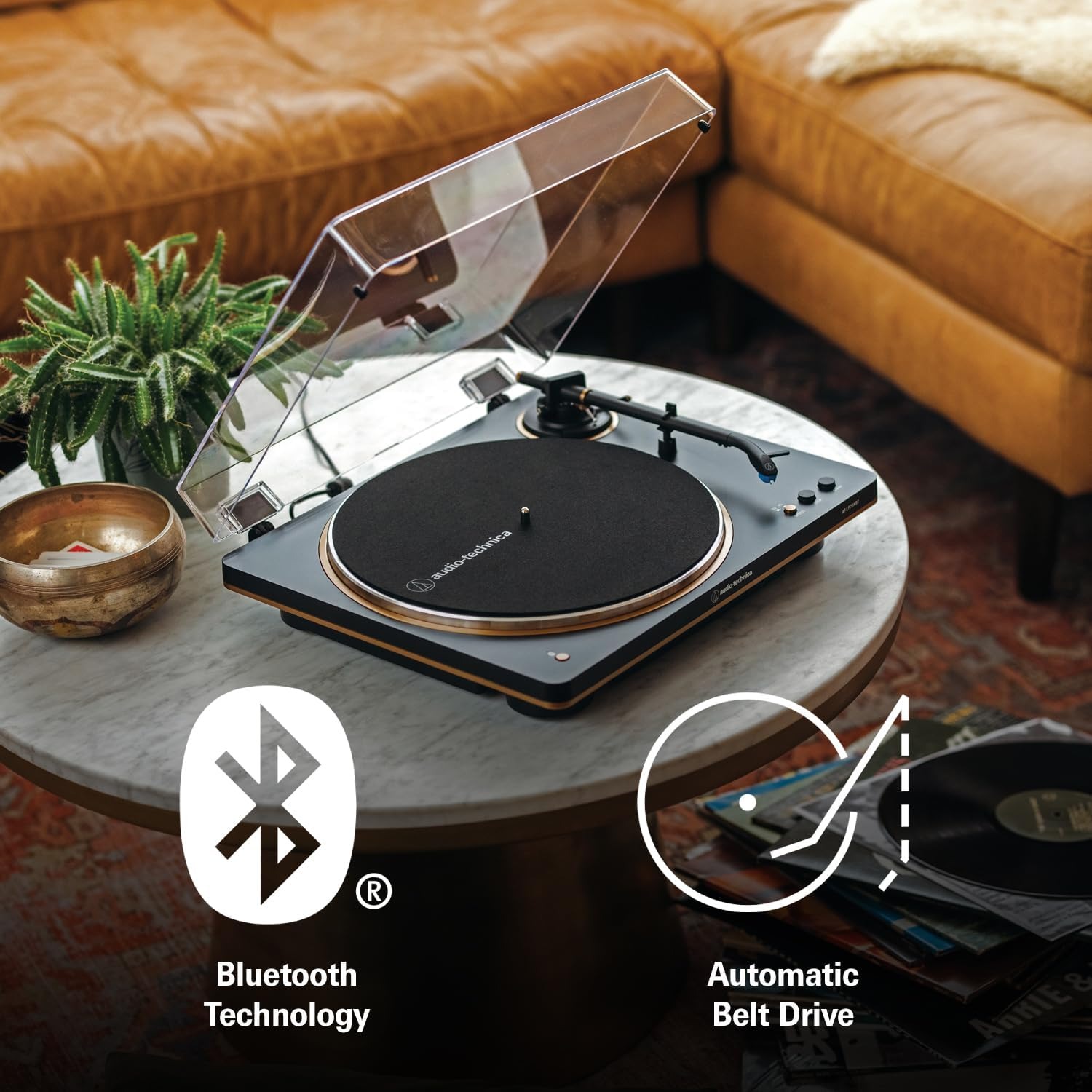 TORNAMESA BLUETOOTH AUDIO-TECHNICA AT-LP70XBT-BZ BRONCE - 6
