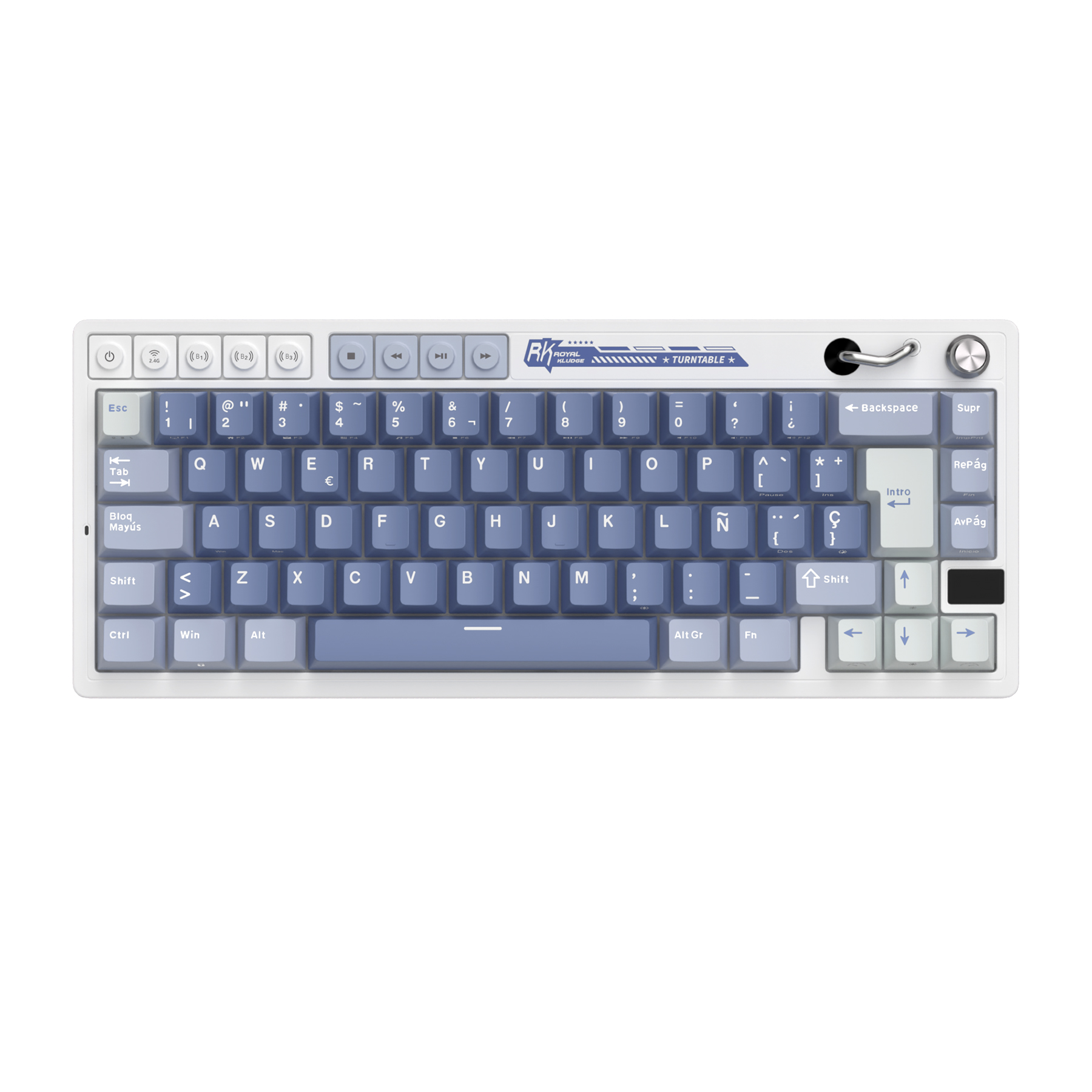 TECLADO MECANICO INALAMBRICO RKM65 OCEAN BLUE 65% ESPAÑOL - 2