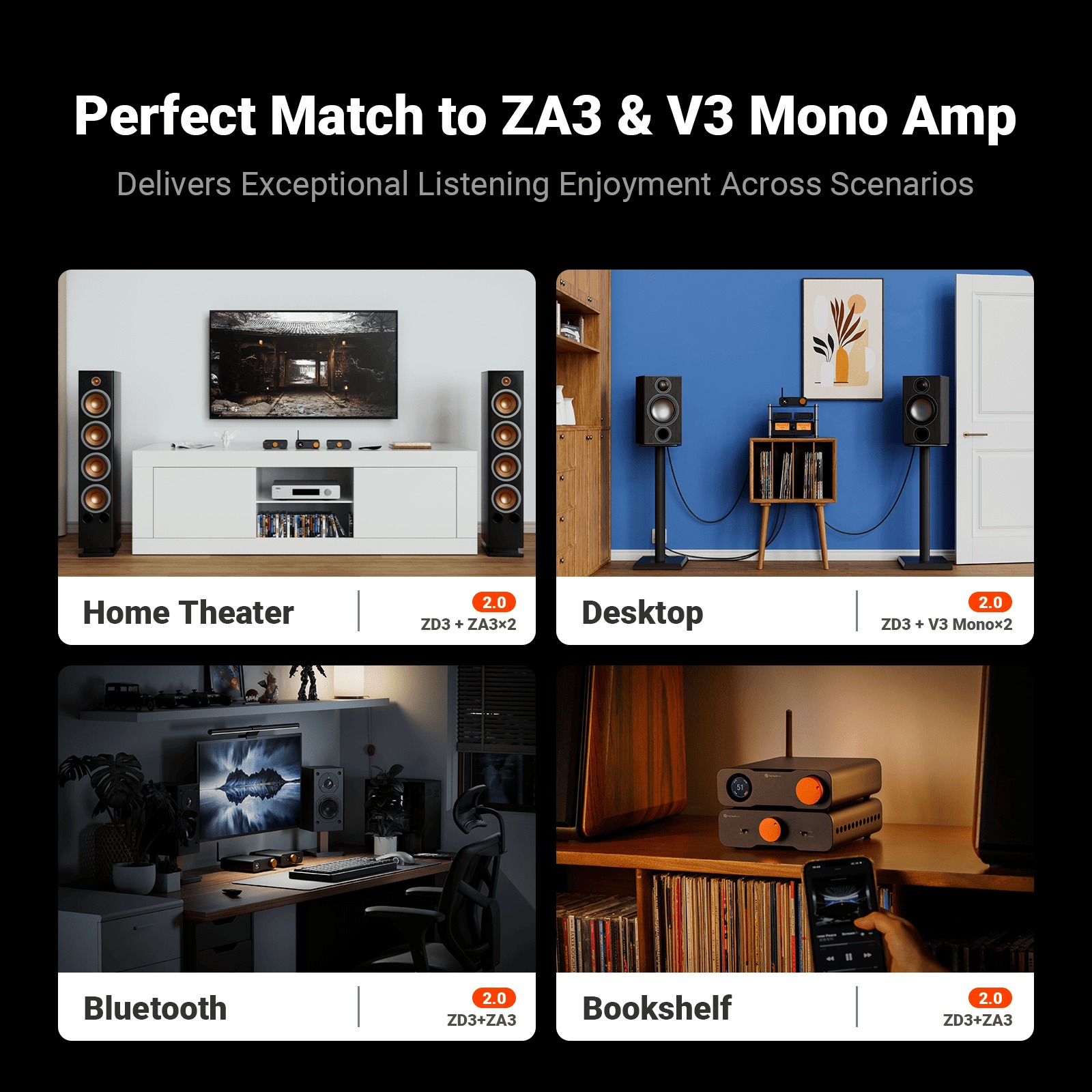 PREAMPLIFICADOR BLUETOOTH DAC BALANCEADO - FOSI AUDIO ZD3 - 4