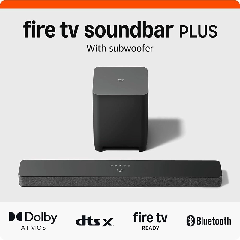 SOUNDBAR AMAZON FIRE TV PLUS CON SUBWOOFER - 2