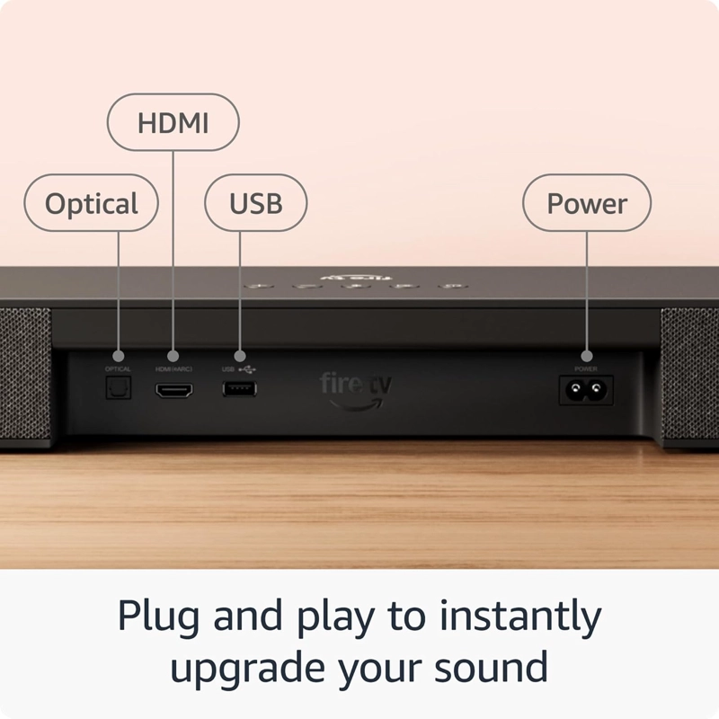 SOUNDBAR AMAZON FIRE TV PLUS CON SUBWOOFER - 5