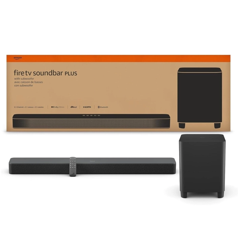 SOUNDBAR AMAZON FIRE TV PLUS CON SUBWOOFER - 6