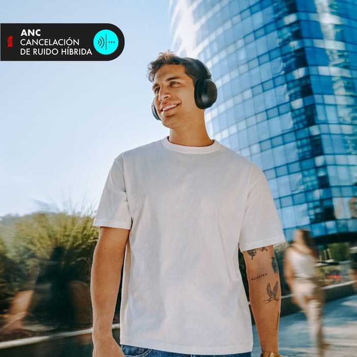 AUDIFONOS BLUETOOTH BLIK AURA950 CANCELACION DE RUIDO - 3