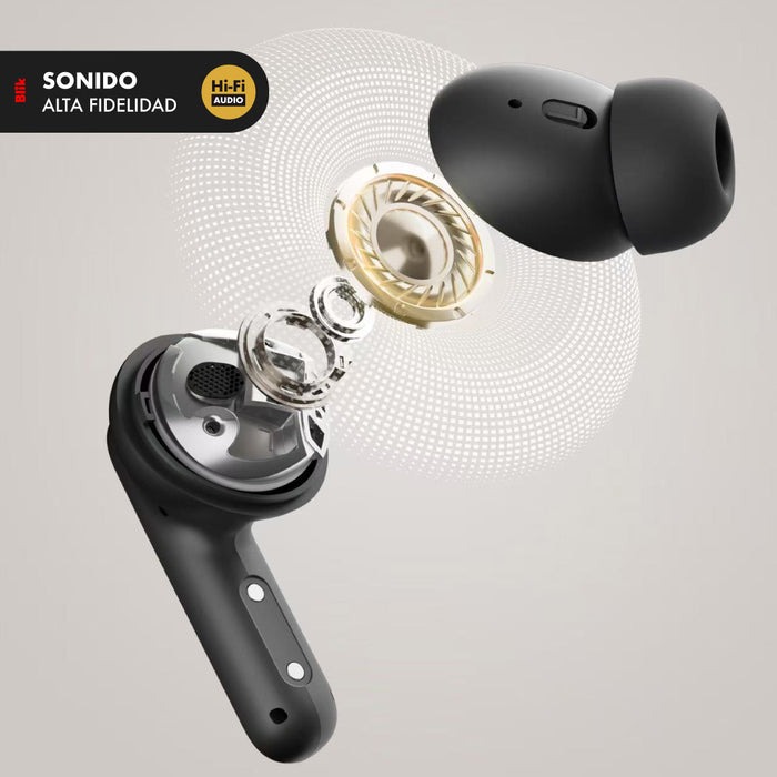 AUDIFONOS BLUETOOTH IN EAR BLIK AIR1000 CANCELACION DE RUIDO - 4