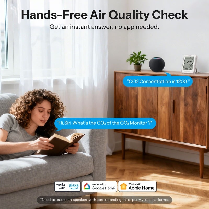 MONITOR DE CALIDAD DEL AIRE CO2 WIFI MATTER SONOFF AIRGUARD - 4