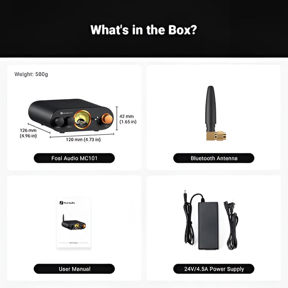 AMPLIFICADOR BLUETOOTH CON MEDIDOR VU FOSI AUDIO MC101 - 6