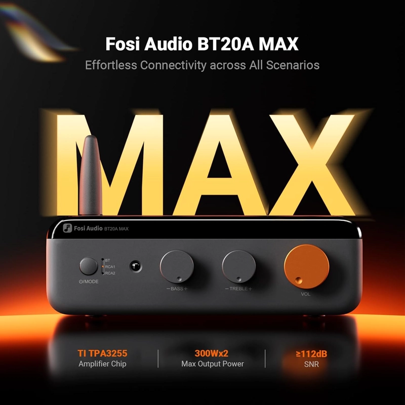 AMPLIFICADOR BLUETOOTH 300W 2.1 HI-RES FOSI BT20A MAX - 4