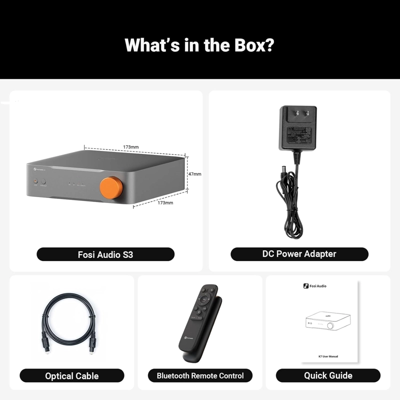 STREAMER HIFI FOSI AUDIO S3 DAC AK4493SEQ WIFI 6 XLR - 5