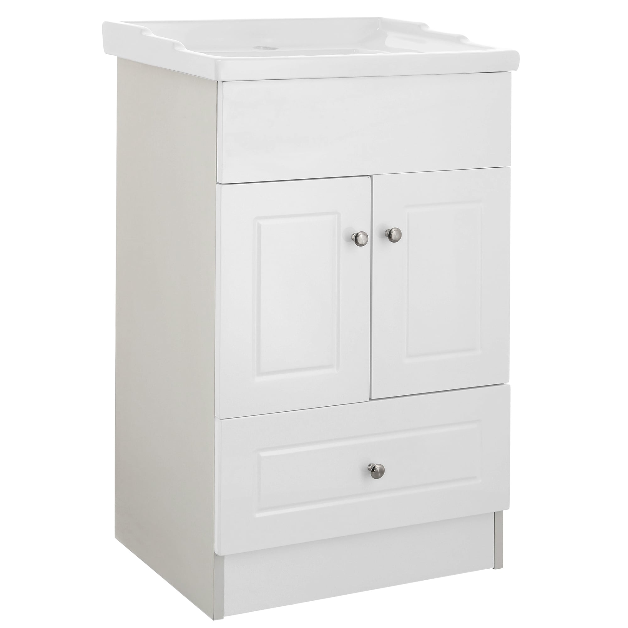 MUEBLE VANITORIO DOMSA 50CM BLANCO B-50-PH (NO INCLUYE CUBIERTA) - 1
