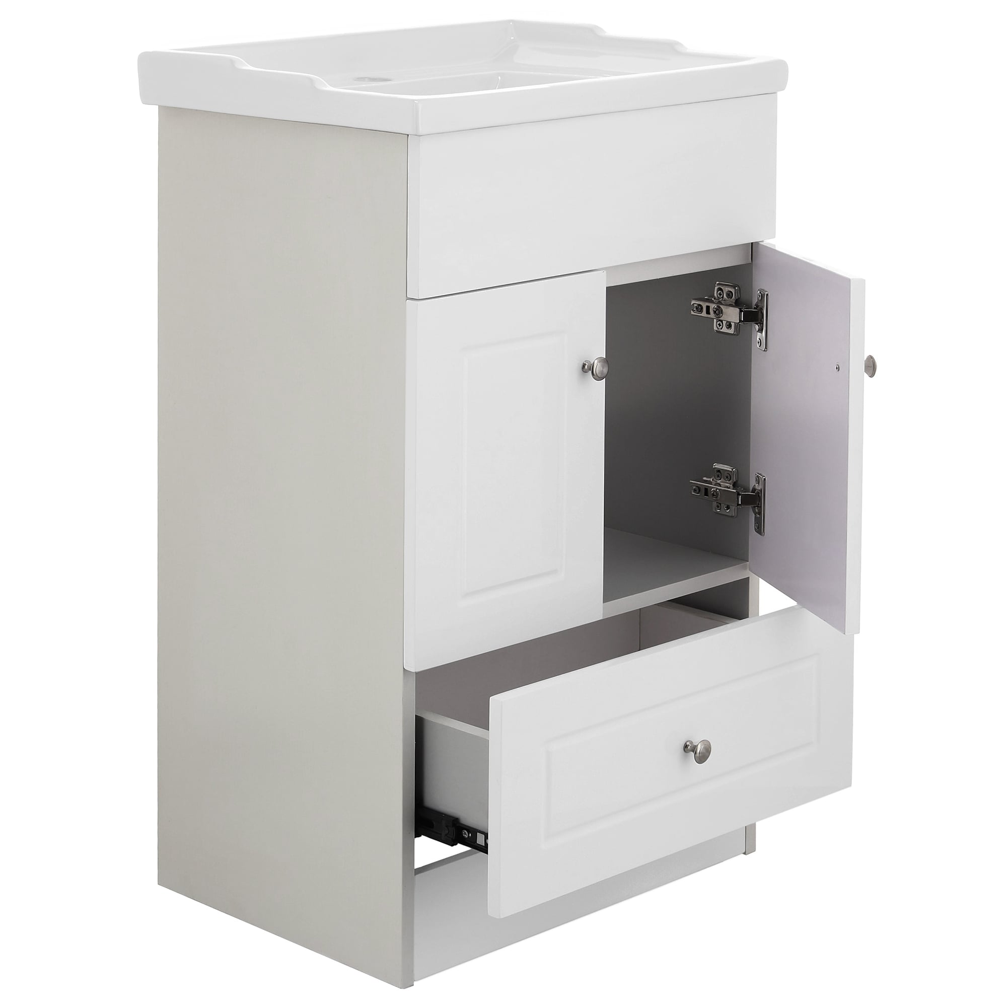 MUEBLE VANITORIO DOMSA 50CM BLANCO B-50-PH (NO INCLUYE CUBIERTA) - 4