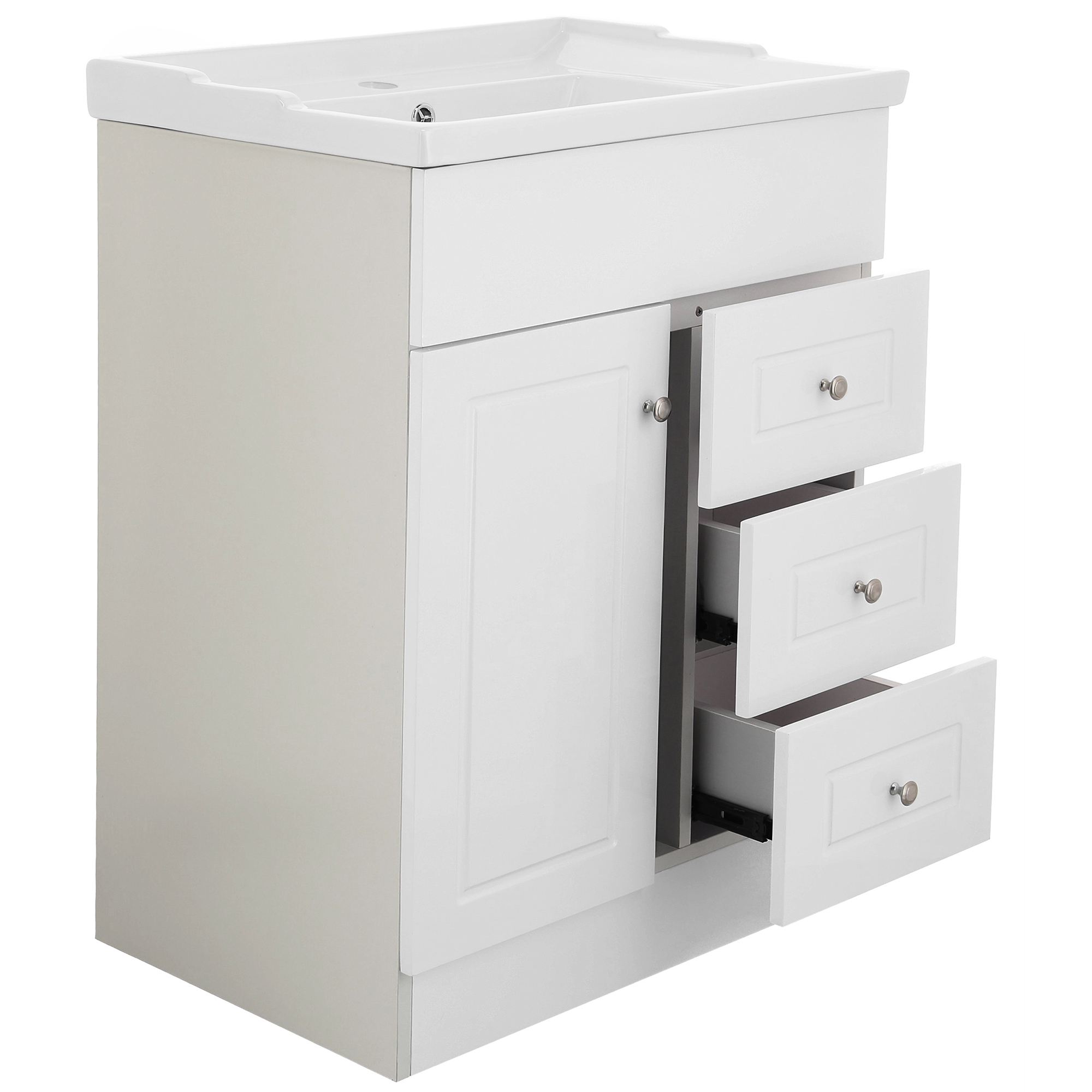MUEBLE VANITORIO DOMSA 60CM BLANCO B-60-PHN (NO INCLUYE CUBIERTA) - 3