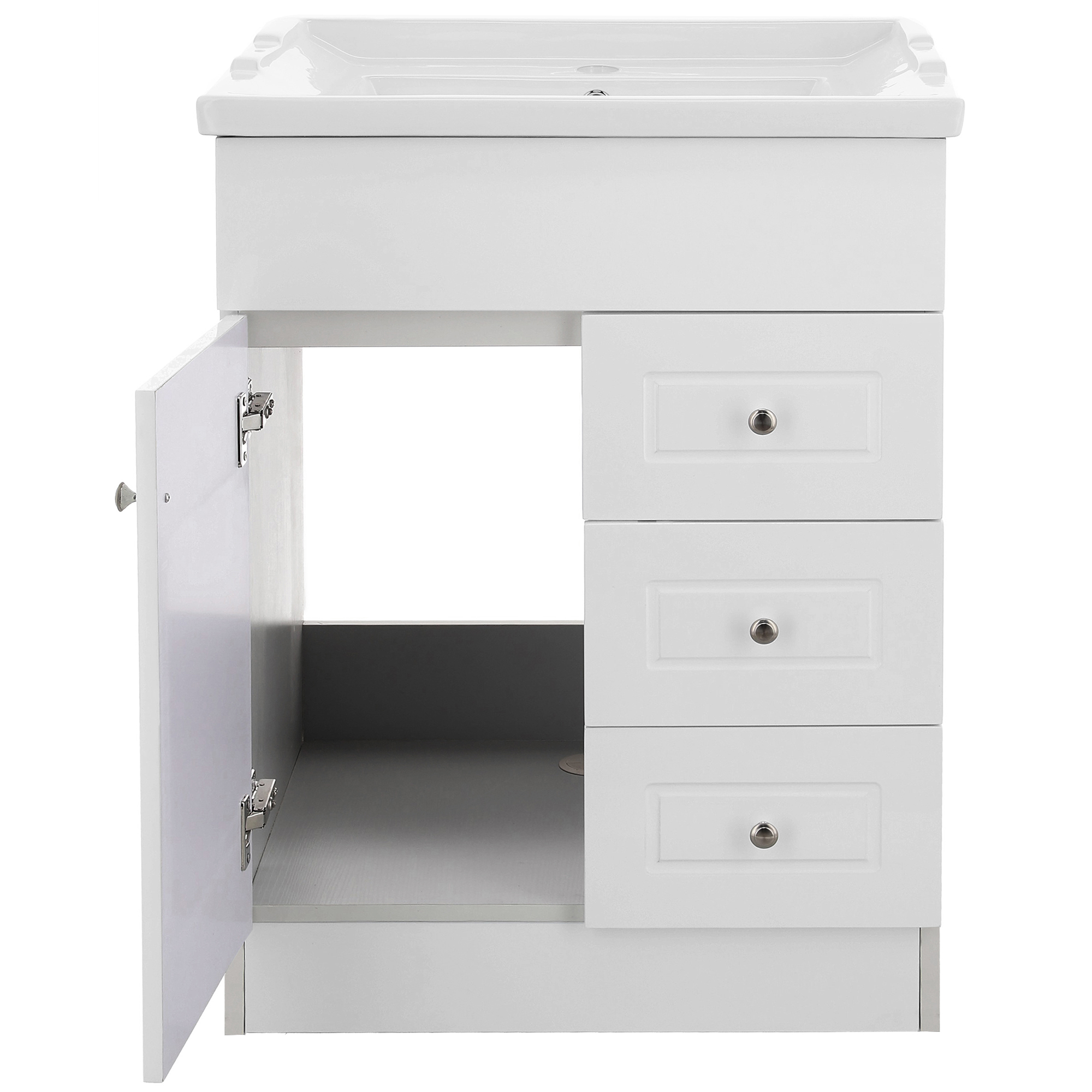 MUEBLE VANITORIO DOMSA 60CM BLANCO B-60-PHN (NO INCLUYE CUBIERTA) - 4