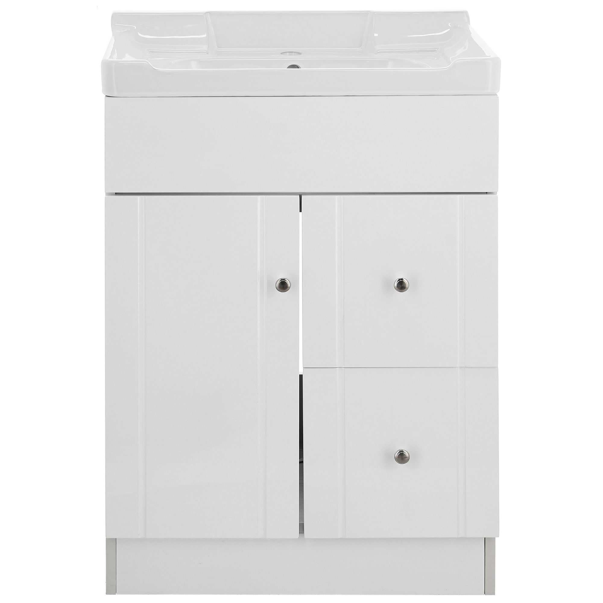 MUEBLE VANITORIO DOMSA 60CM BLANCO B-PA-60A (NO INCLUYE CUBIERTA) - 2