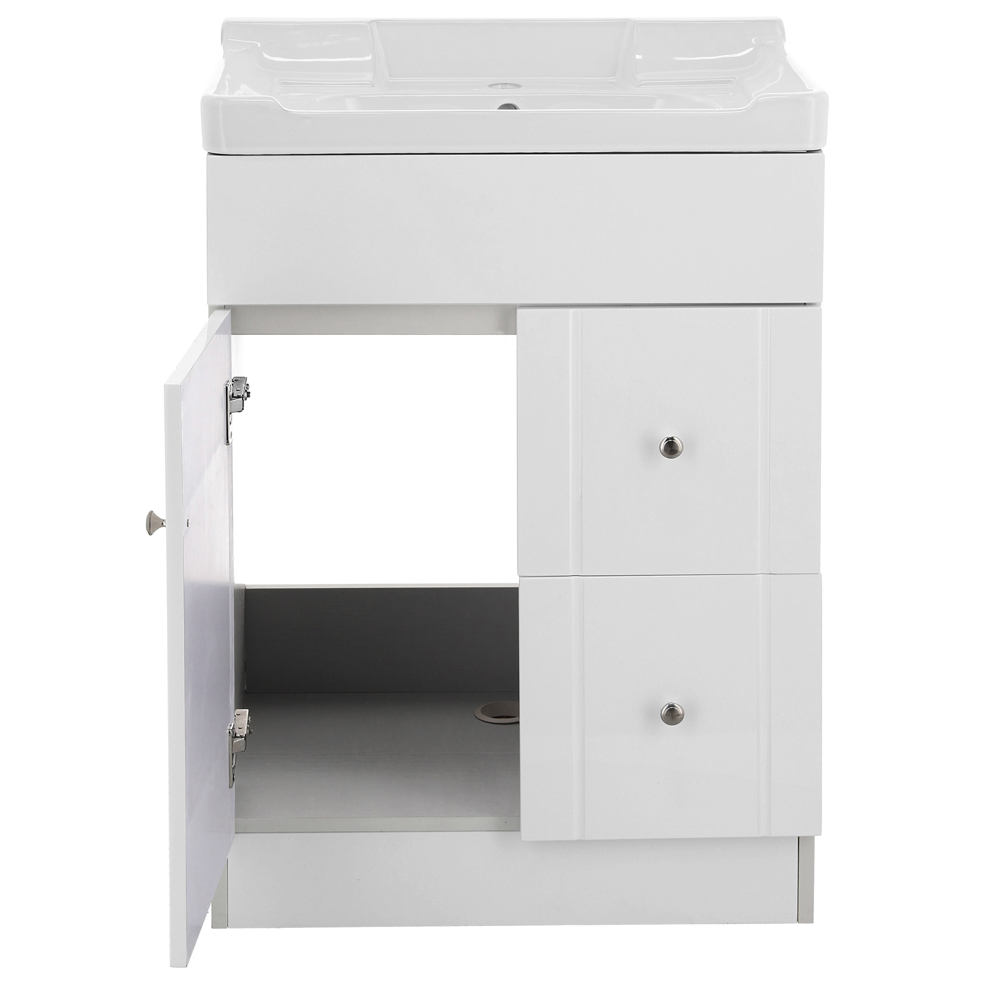 MUEBLE VANITORIO DOMSA 60CM BLANCO B-PA-60A (NO INCLUYE CUBIERTA) - 3