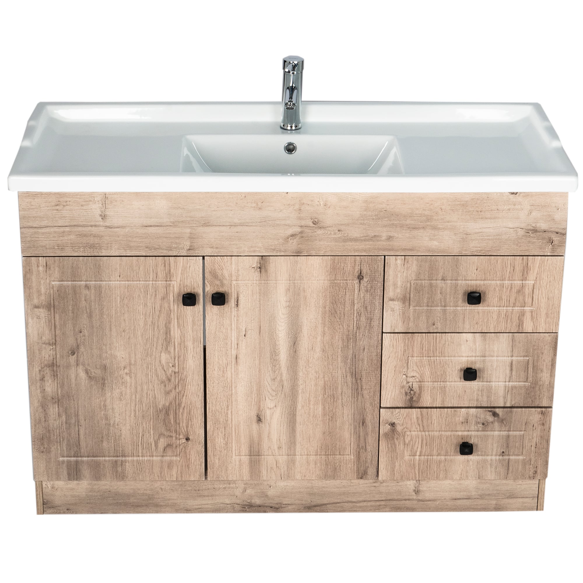 MUEBLE VANITORIO DOMSA 120CM WOOD B120PH-W (NO INCLUYE CUBIERTA) - 2