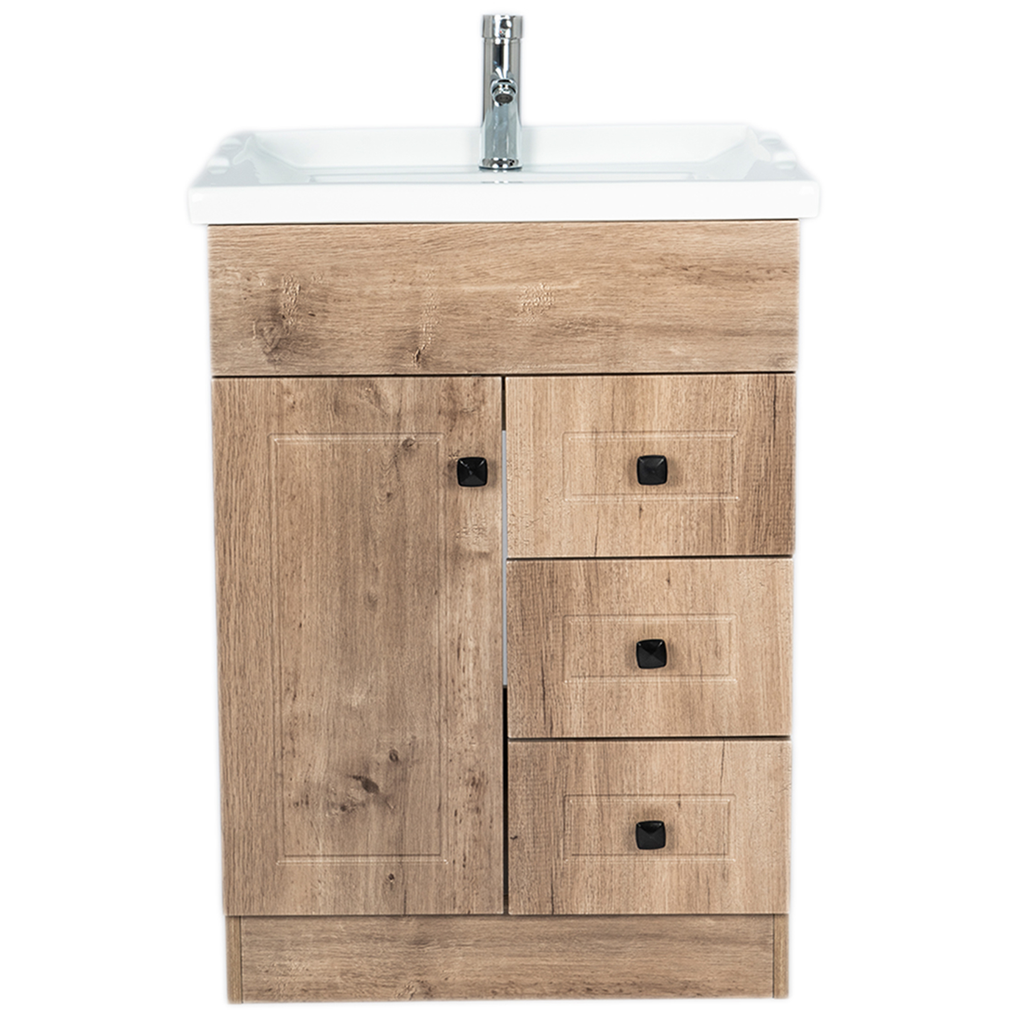 MUEBLE VANITORIO DOMSA 60CM WOOD B60PHN-W (NO INCLUYE CUBIERTA) - 2