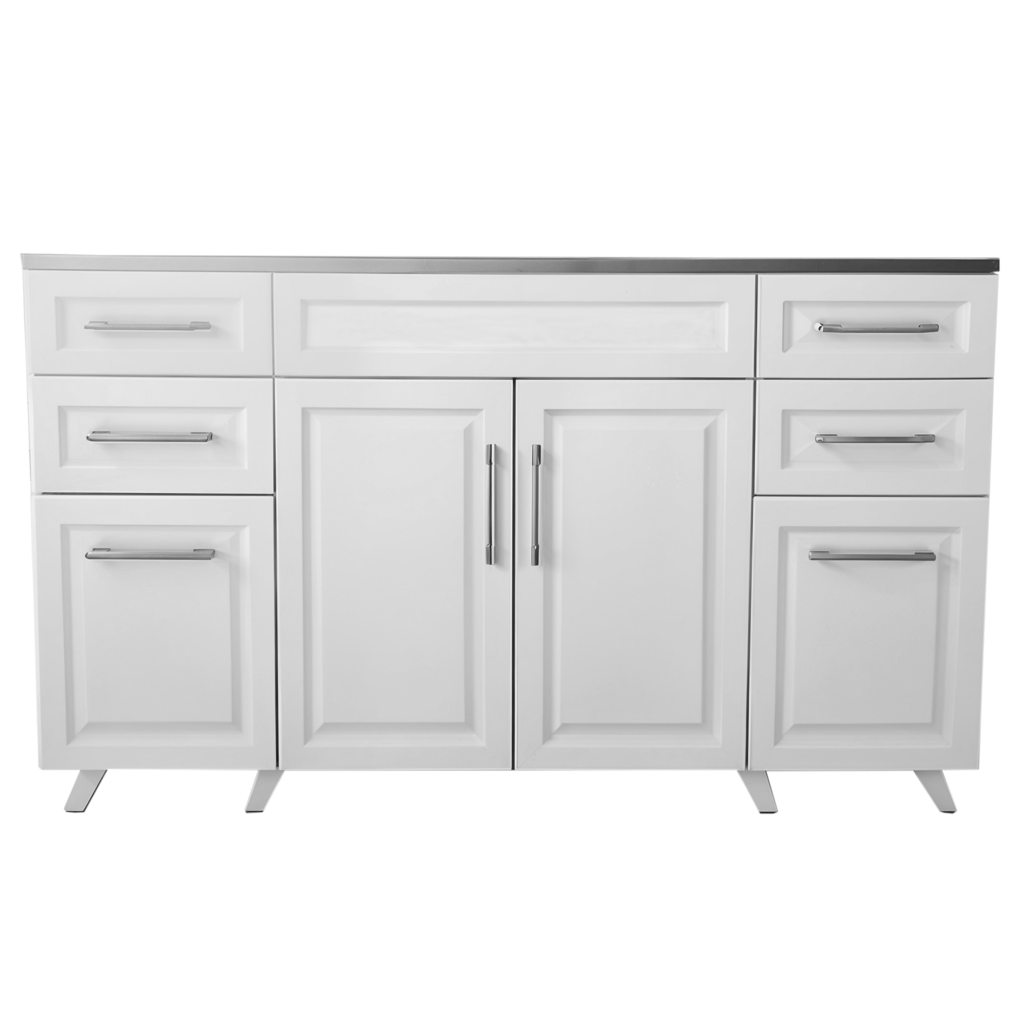 KIT MUEBLE LAVAPLATOS DOMSA 150CM BLANCO PVCP150 - 3