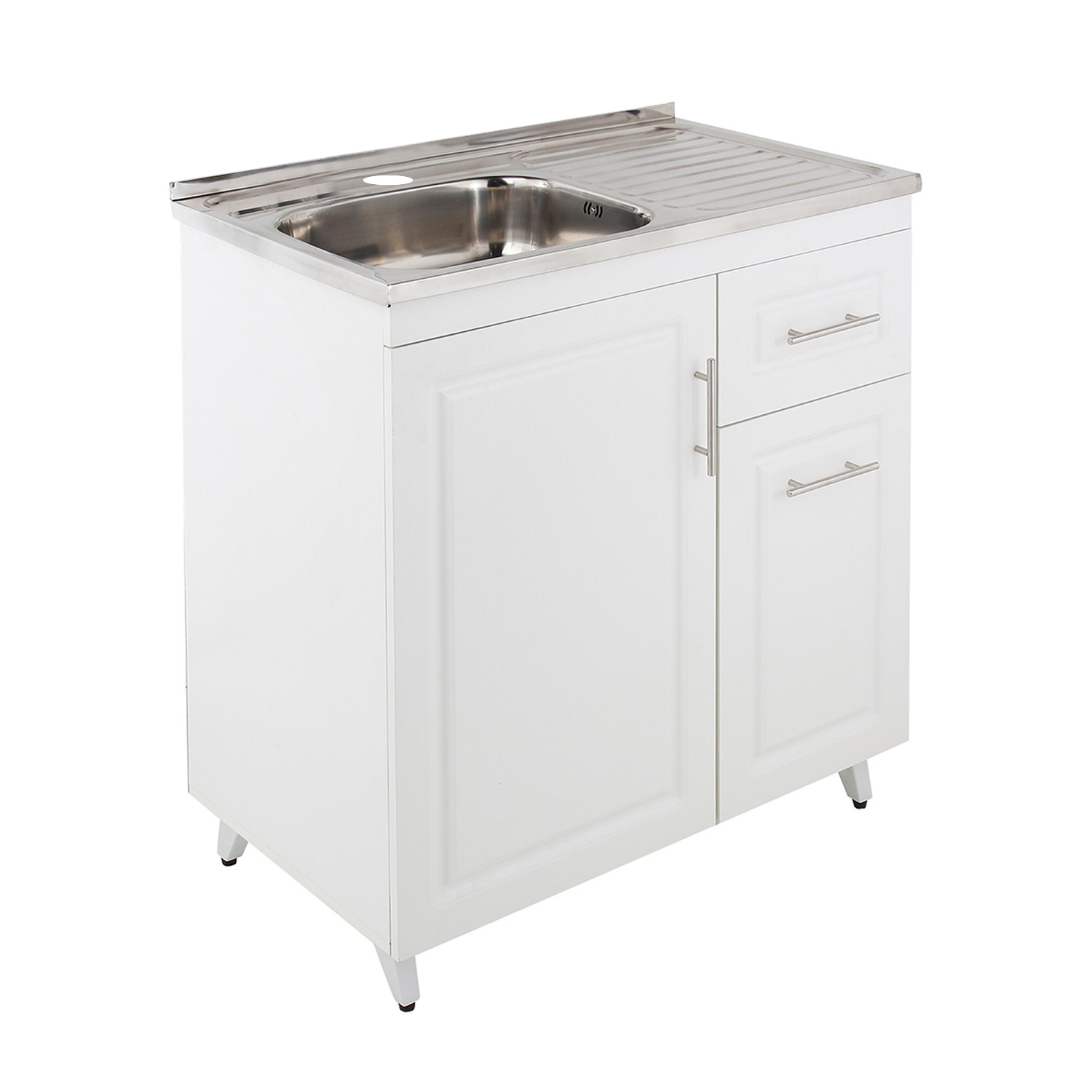 KIT MUEBLE LAVAPLATOS D DOMSA 80CM BLANCO PVCPD80 - 2