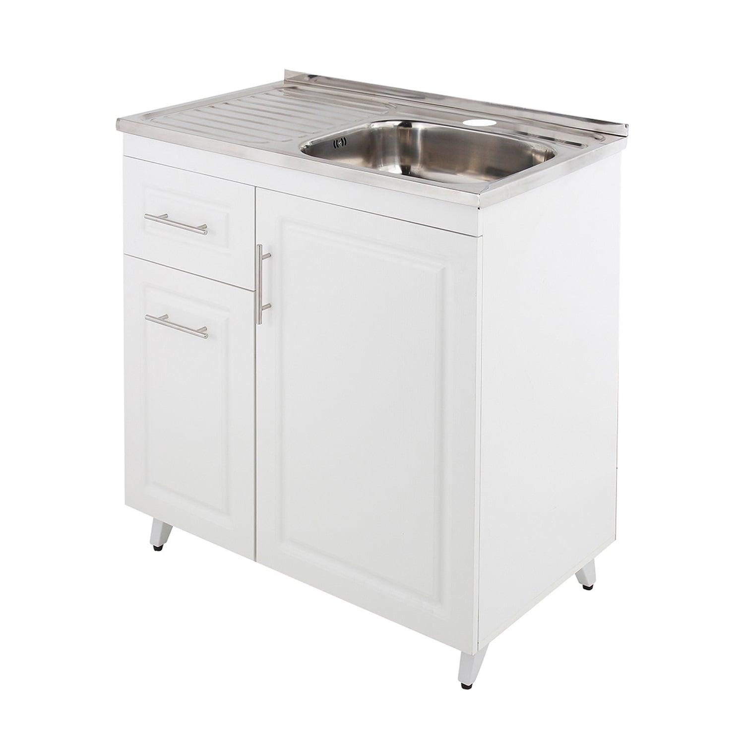 KIT MUEBLE LAVAPLATOS I DOMSA 80CM BLANCO PVCPI80 - 2