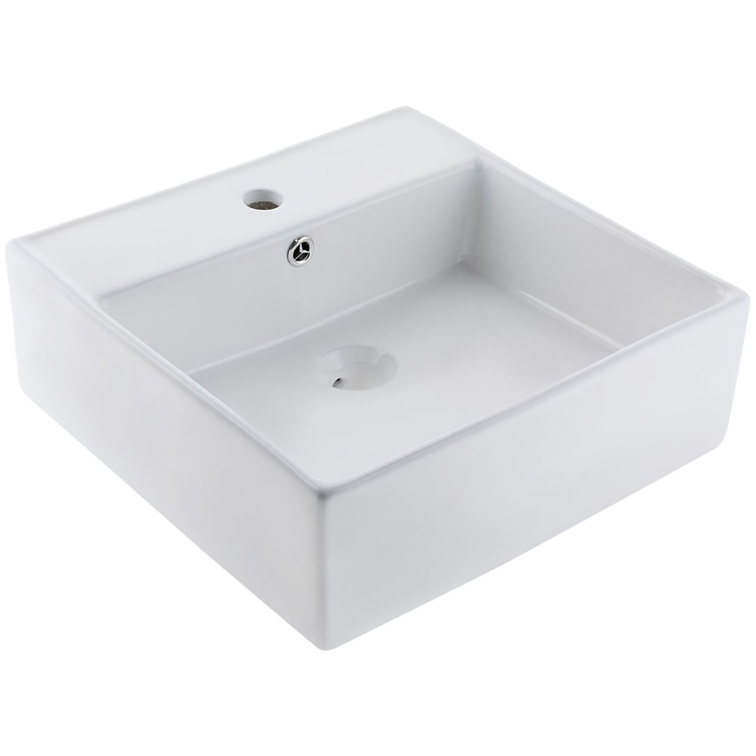 LAVAMANOS SOBREPONER BE5028 DOMSA BLANCO 42X41X15CM - 1