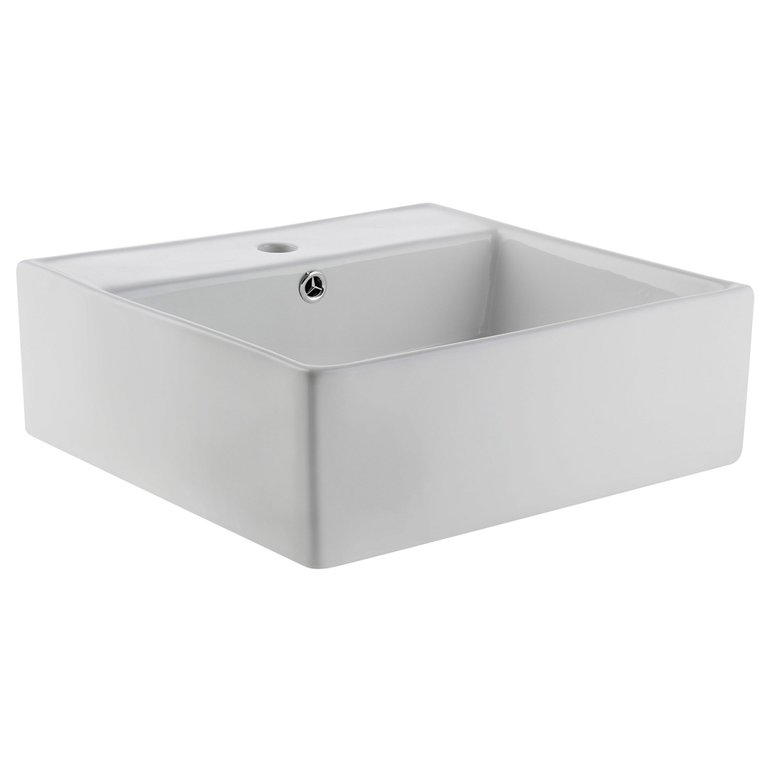 LAVAMANOS SOBREPONER BE5028 DOMSA BLANCO 42X41X15CM - 2