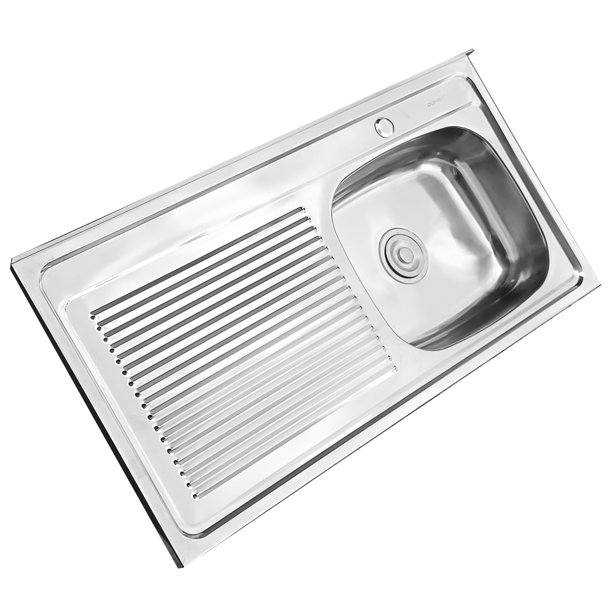 LAVAPLATOS SOBREPONER CON DESAGÜE DOMSA I10050I / 100X50X20CM - 4