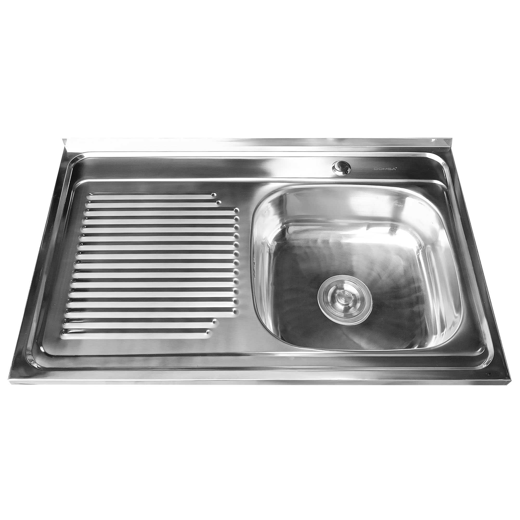 LAVAPLATOS SOBREPONER CON DESAGÜE DOMSA I8050I / 80X50X20CM - 3