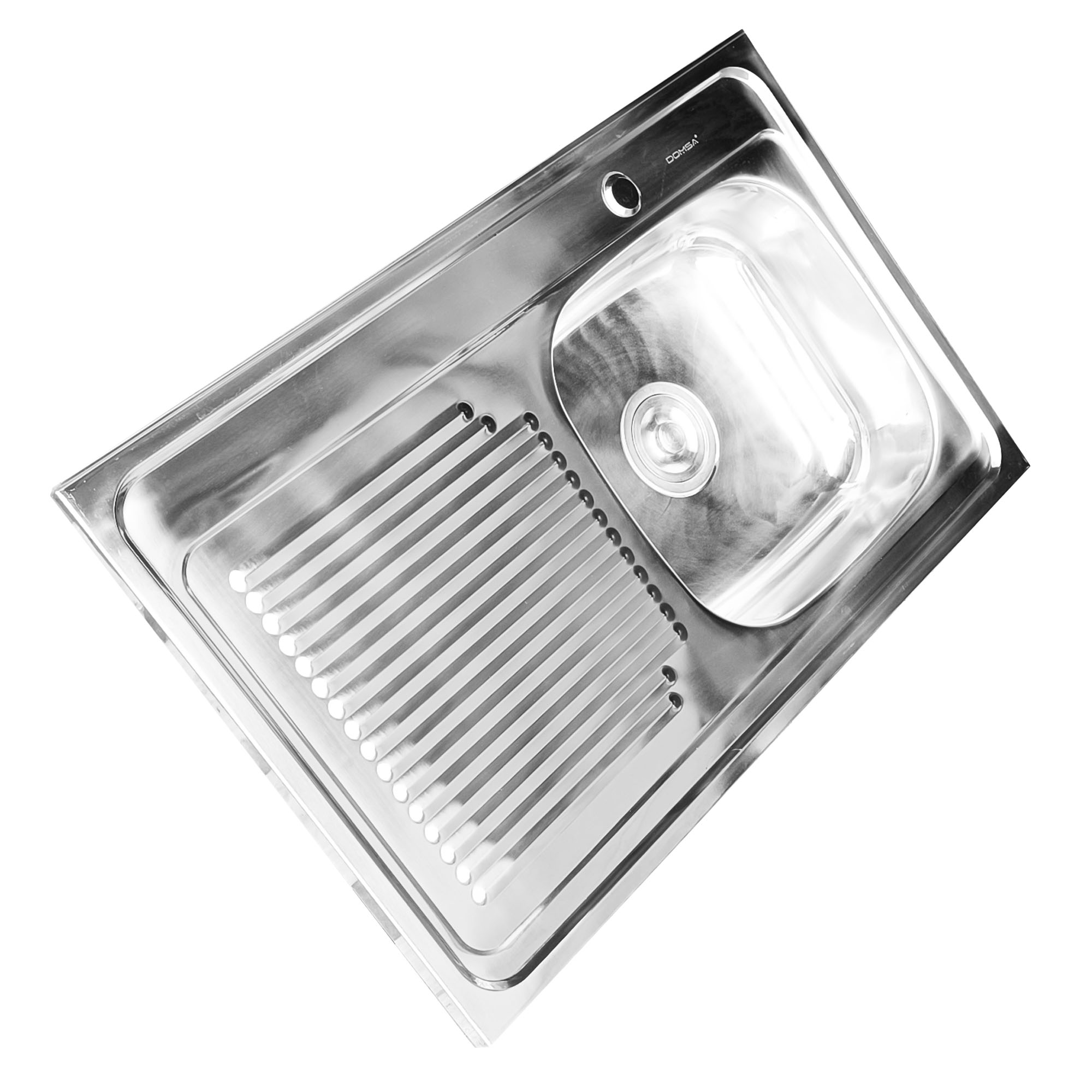 LAVAPLATOS SOBREPONER CON DESAGÜE DOMSA I8050I / 80X50X20CM - 4