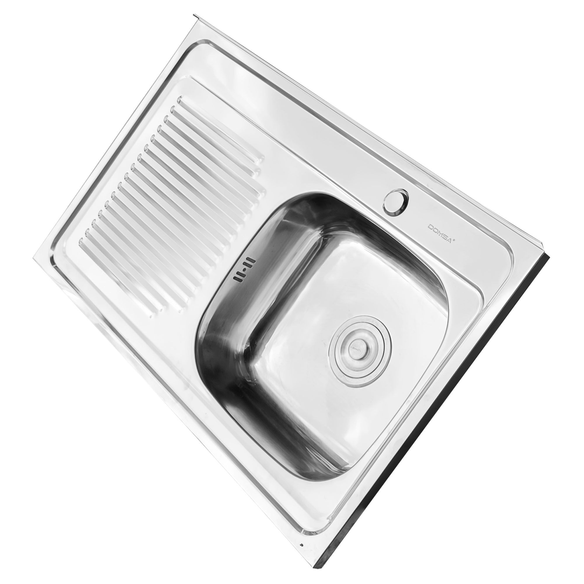 LAVAPLATOS SOBREPONER CON DESAGÜE DOMSA I8050I / 80X50X20CM - 5