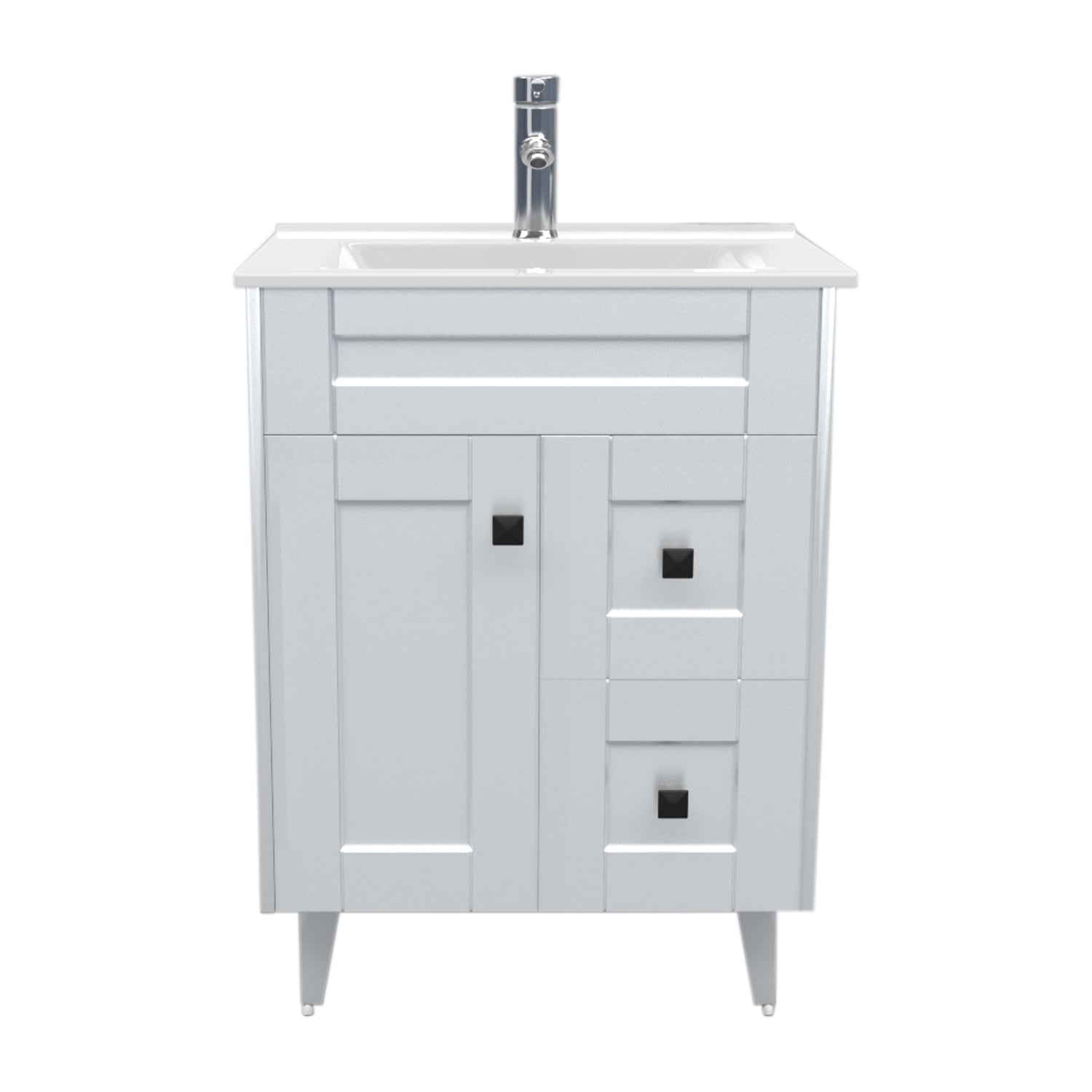 MUEBLE VANITORIO DOMSA N60SK BLANCO (NO INCLUYE CUBIERTA) / 60CM - 1