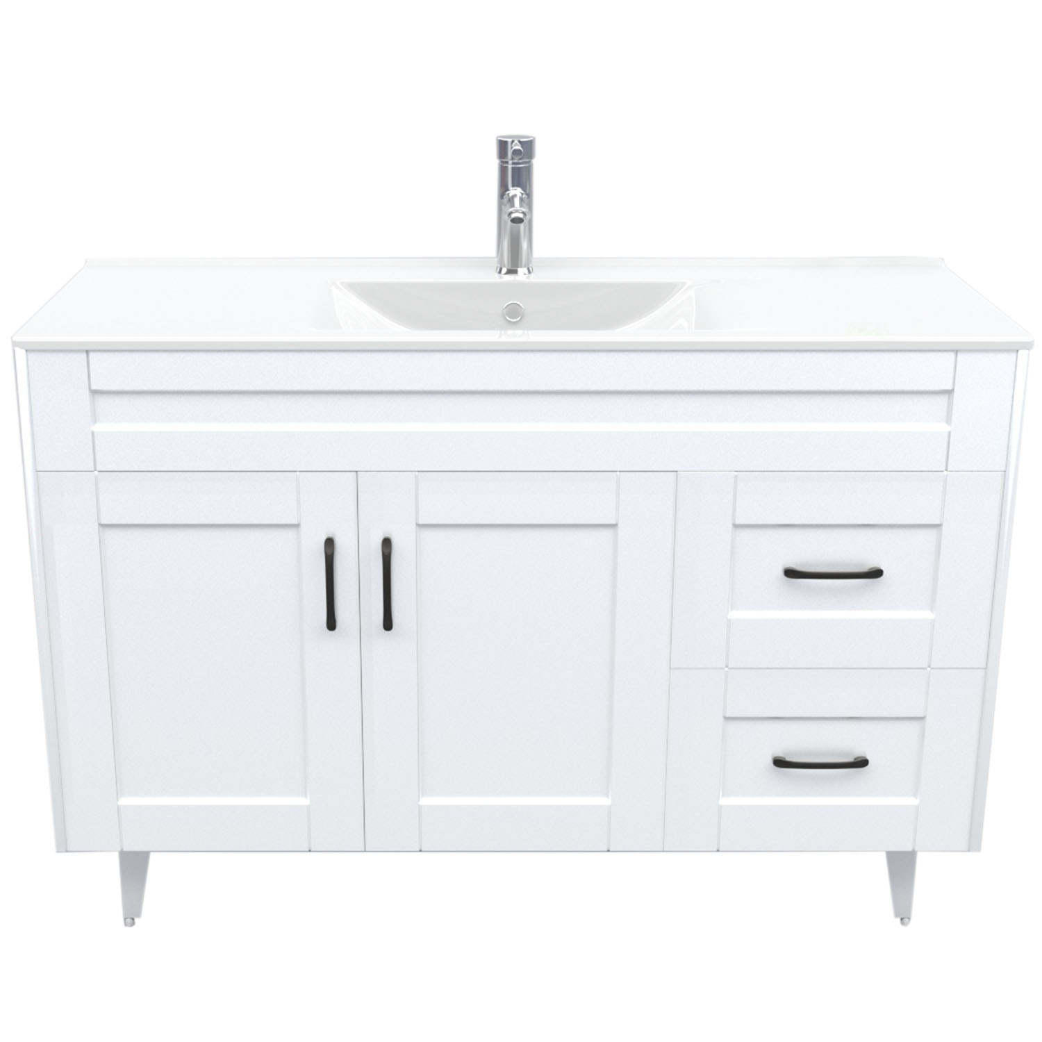 MUEBLE DOMSA VANITORIO 120SK-B NO INCLUYE CUBIERTA 120 CM BLANCO - 1