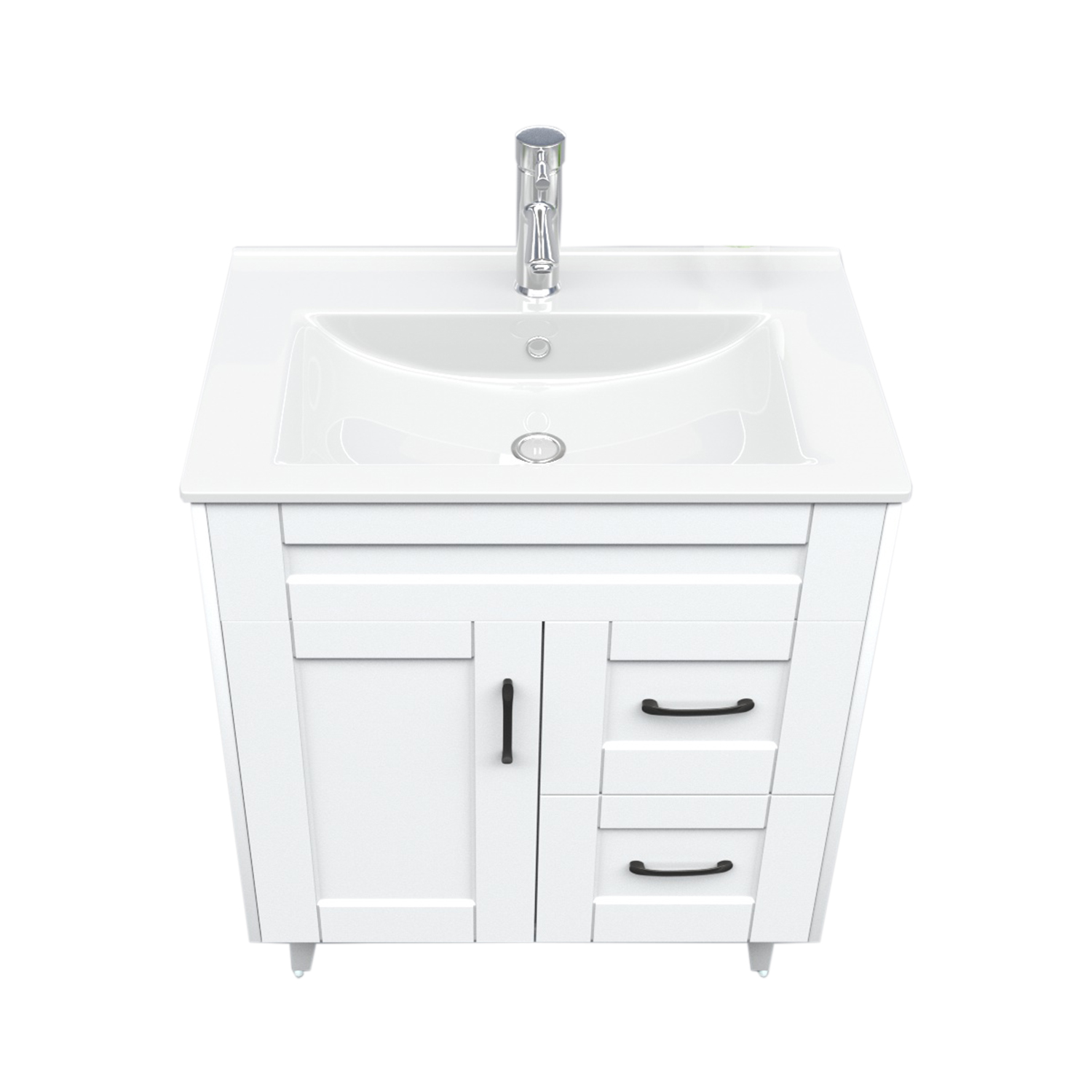 MUEBLE VANITORIO DOMSA 70SK BLANCO (NO INCLUYE CUBIERTA) / 70CM - 3