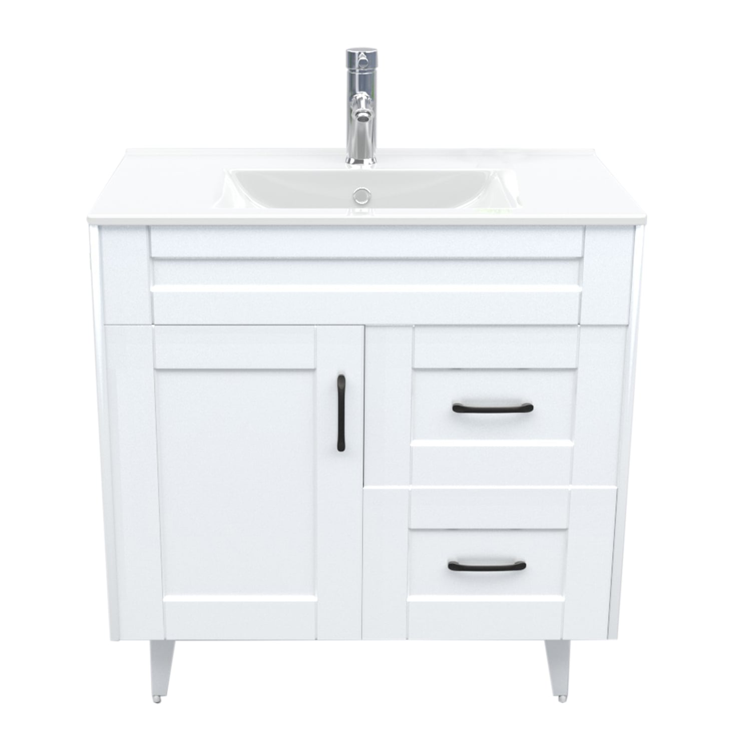 MUEBLE VANITORIO DOMSA 80SK BLANCO (NO INCLUYE CUBIERTA) / 80CM - 1