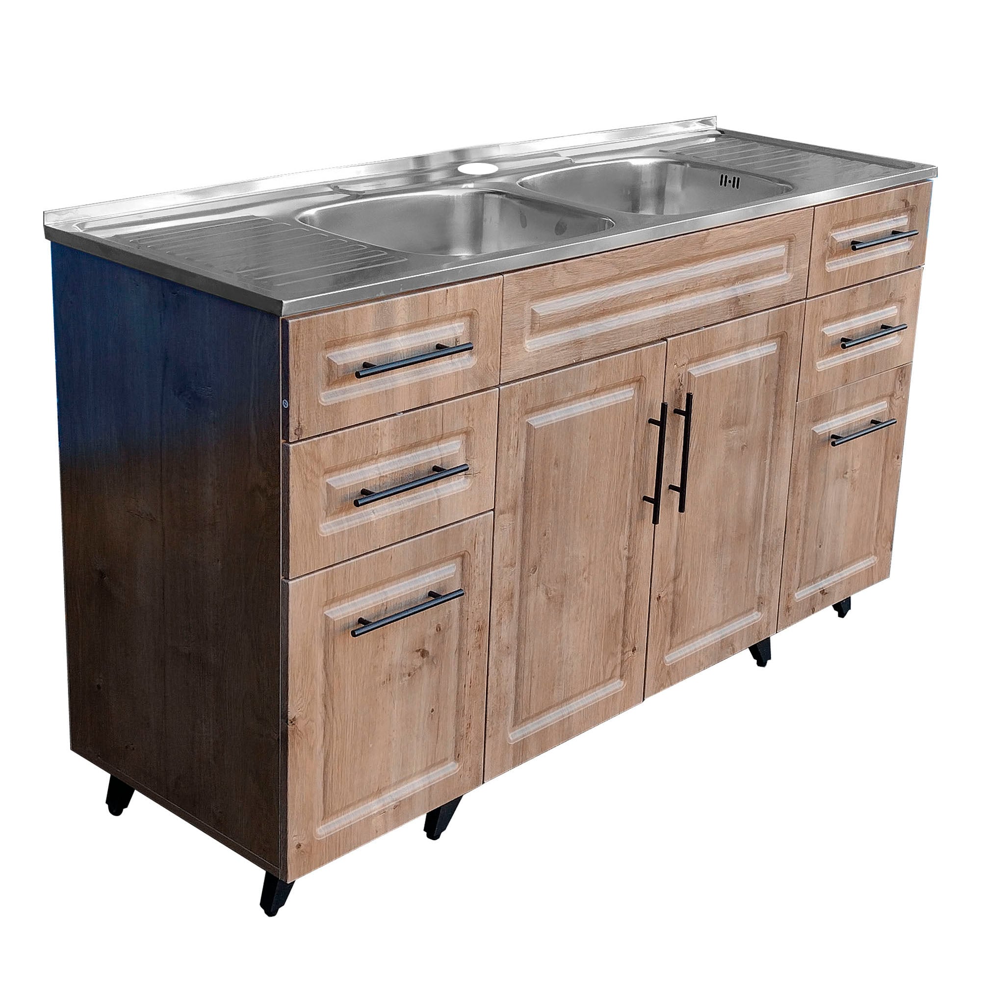 KIT MUEBLE LAVAPLATOS DOMSA PVC150W / 150X50X90CM - 6