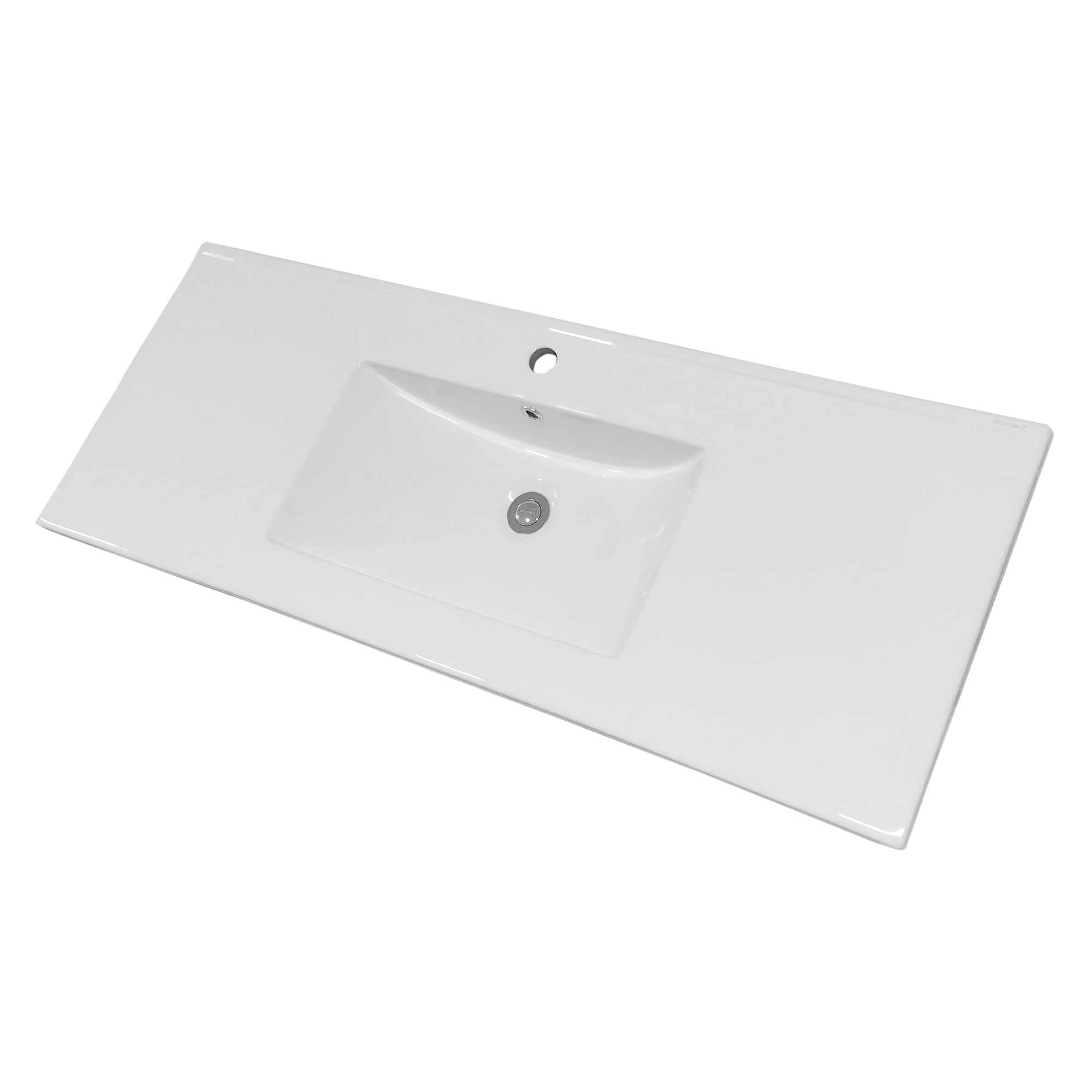 CUBIERTA DE LOZA LAVAMANOS DOMSA P-100 / 100X47X20CM - 3