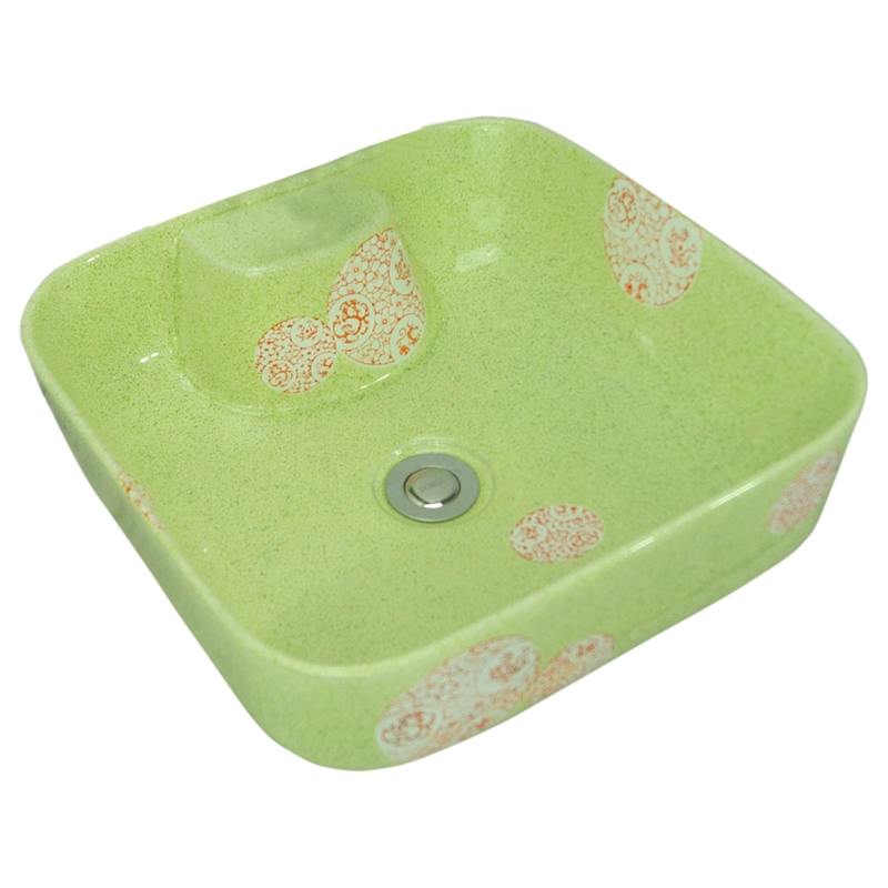 LAVAMANOS DOMSA SLC054 SOBREPONER /40 X 40 X 15 CM CERÁMICA - 3