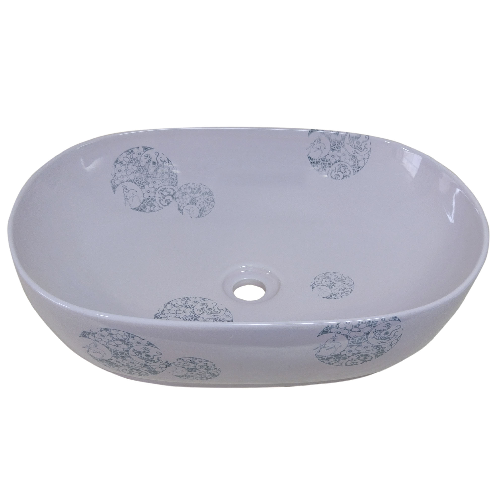 LAVAMANOS DOMSA SLC061 SOBREPONER /56 X 41 X 15 CM CERÁMICA - 2