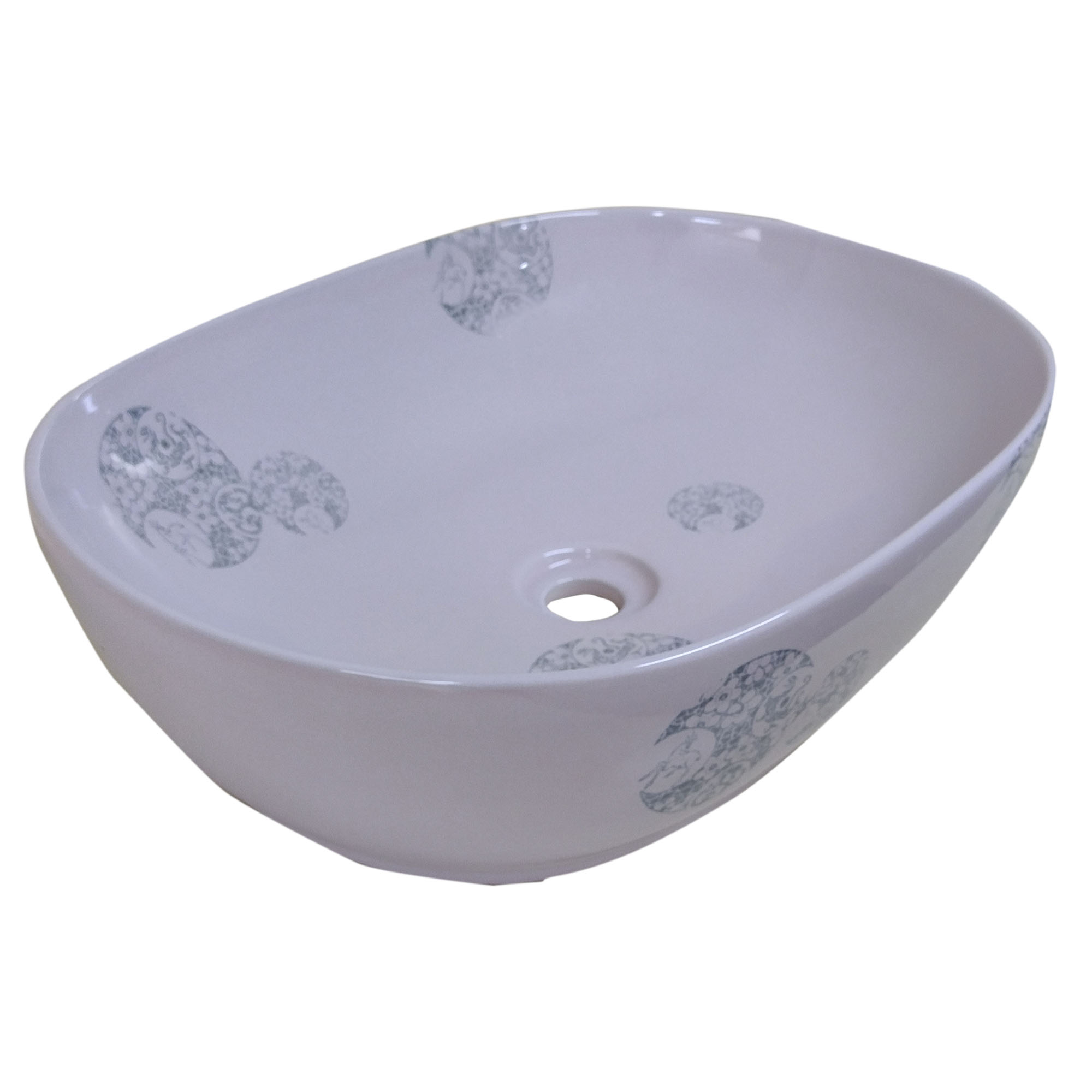 LAVAMANOS DOMSA SLC061 SOBREPONER /56 X 41 X 15 CM CERÁMICA - 3