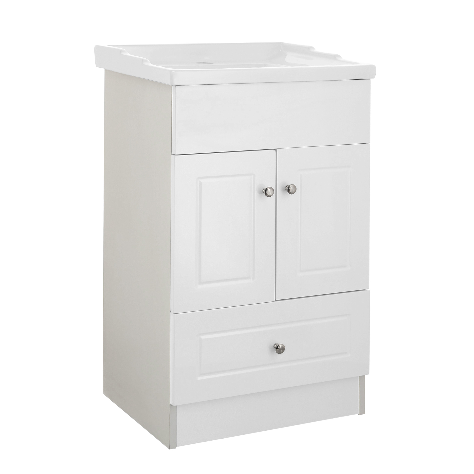 KIT DOMSA MUEBLE VANITORIO B-50-PH + F-50/50 X 80 X 40 CM BLANCO - 3