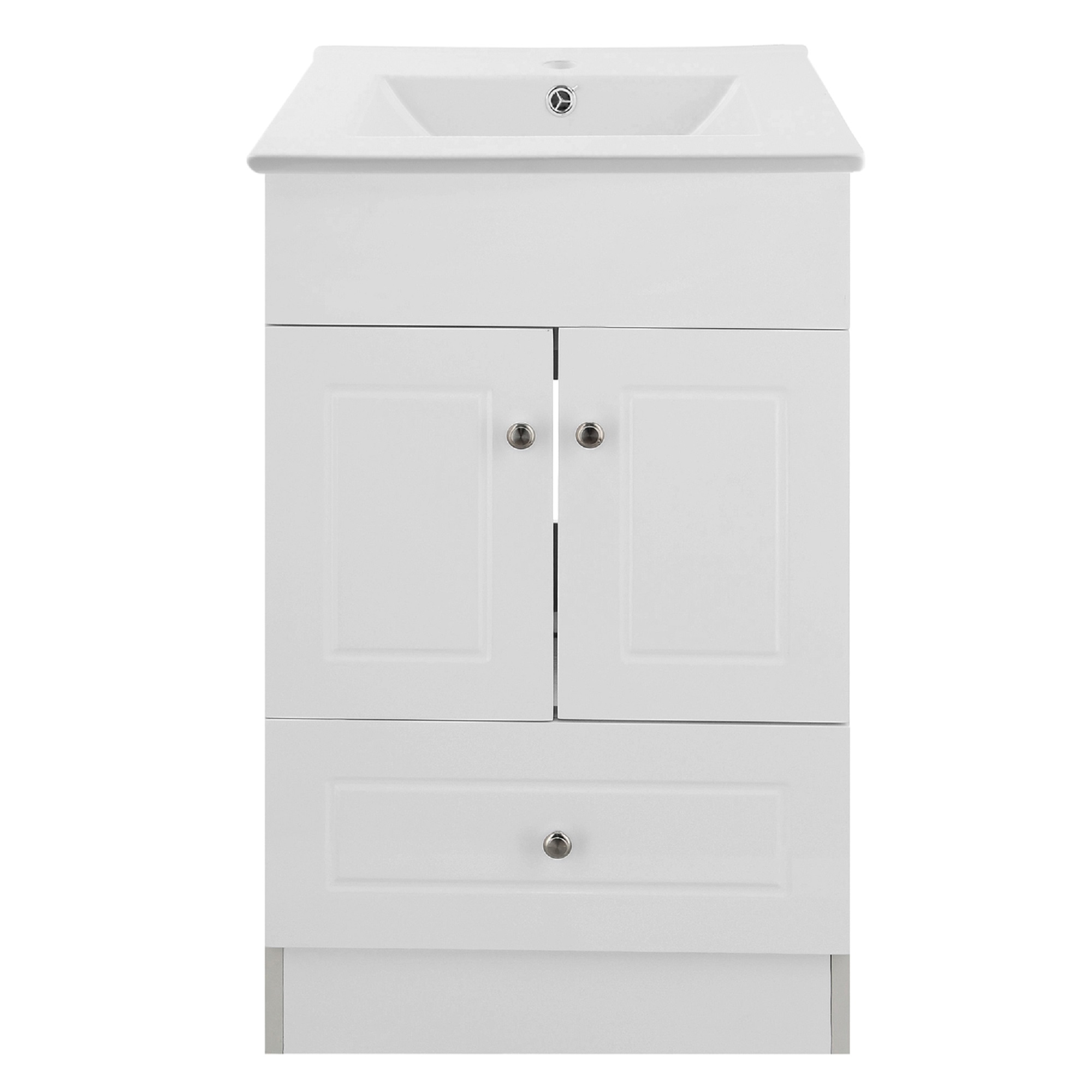 KIT DOMSA MUEBLE VANITORIO B-50-PH + 50C/50 X 80 X 40 CM BLANCO - 1