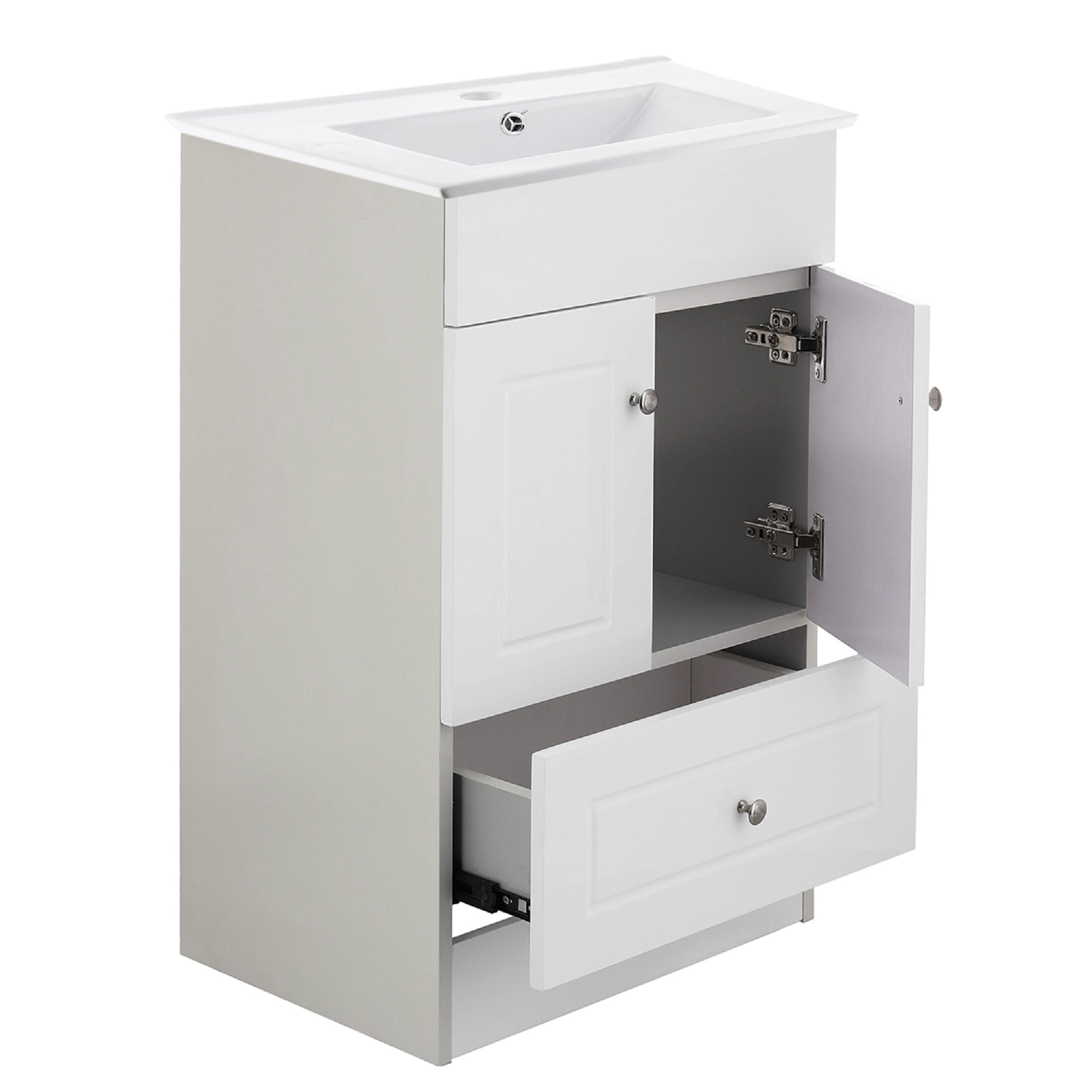 KIT DOMSA MUEBLE VANITORIO B-50-PH + 50C/50 X 80 X 40 CM BLANCO - 4