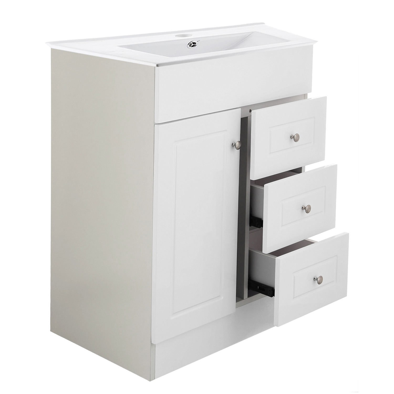 KIT DOMSA MUEBLE VANITORIO B60-PHNB + P-60/60 X 80 X 47 CM BLANCO - 4