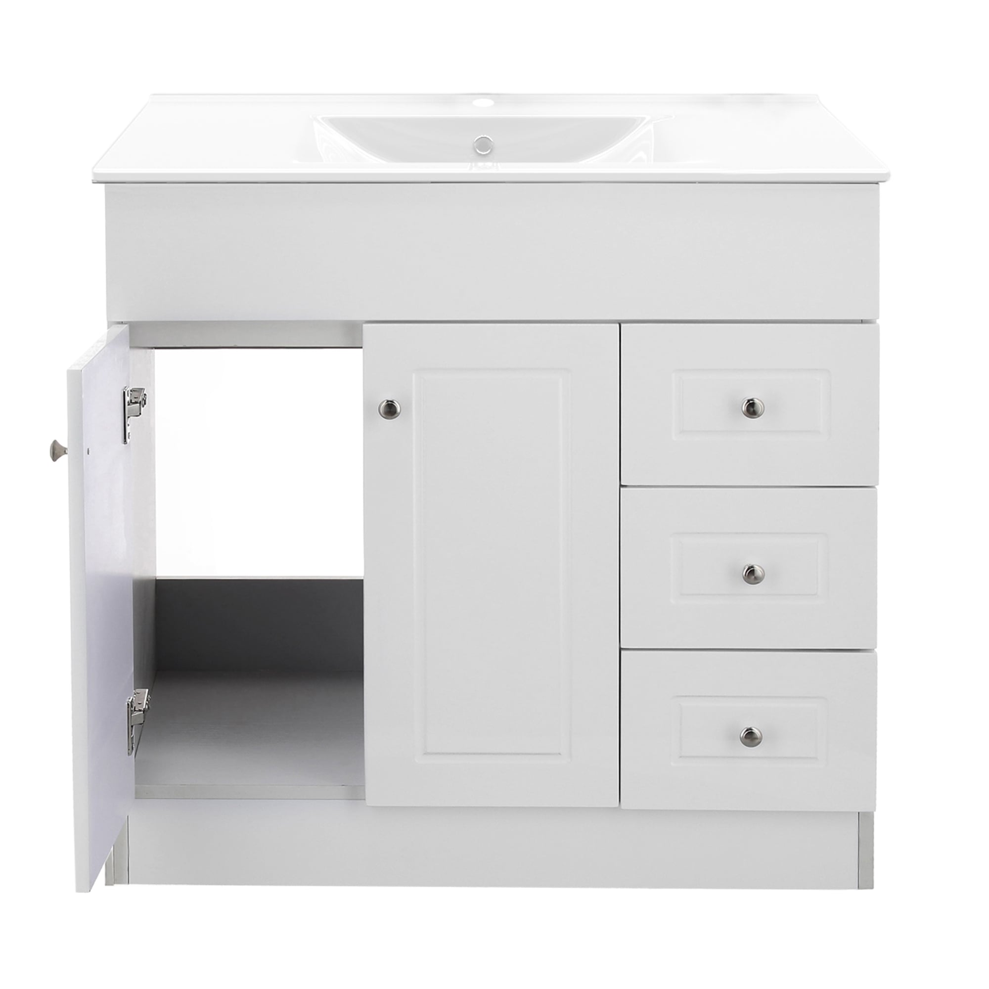 KIT MUEBLE VANITORIO DOMSA BLANCO B80PHD-B+P-80/ 80X80X47CM - 2